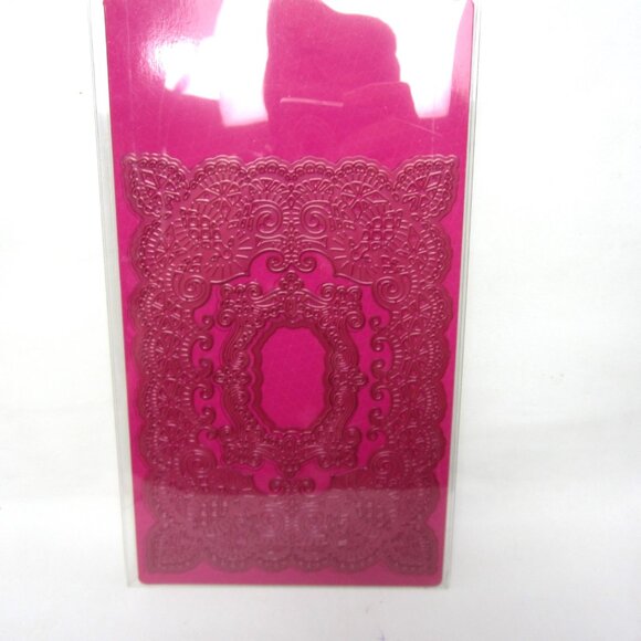 Heartfelt Creations Eyelet Lace Frames Craft Dies HCD2-7192 Lacy Rectangle - Picture 3 of 3